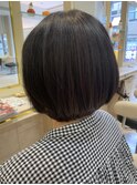 艶ボブグラデーションボブ40代50代60代ボリュームアップカット