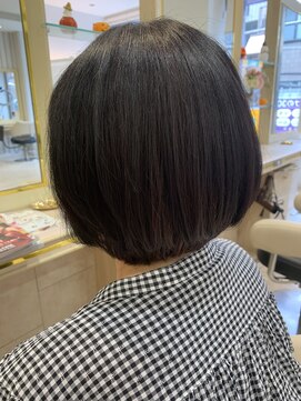 アッシュ 仙川店(Ash) 艶ボブグラデーションボブ40代50代60代ボリュームアップカット