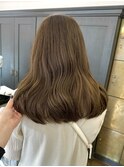 20代30代40代大人可愛いワンカール肩ラインオリーブベージュ