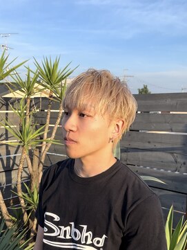 タイドヘアー 高槻2号店(TIDE HAIR) ミルクティーショートマッシュ