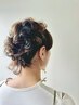 ヘアセット￥5000→￥4000　早朝料金有　＃結婚式＃パーティーヘアセット