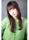 ロングレイヤー×髪質補正ストレート