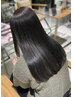 【ヤノ指名限定】圧倒的艶とまとまり◎髪質改善ストレート+カット ￥15000