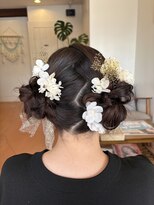 牛若丸ジャパン(Japan)&nbsp;卒業式ヘア / ツインおだんご