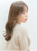 ゆる巻/韓国風/シースルーバング/顔まわりレイヤー/伏見