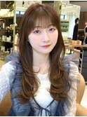 レイヤー内外ミックス顔周りカット髪質改善透明感カラー20代30代