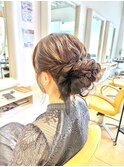 ふわふわアップスタイル