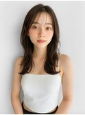 レイヤーカット ウルフレイヤー シースルーバンク 顔周りカット