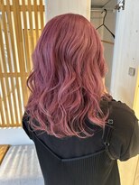 アンバイヘアー 蘇我店(and by hair)&nbsp;ブリーチオンカラーピンク