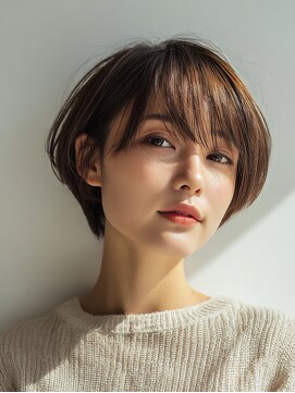 ロディーナコク 大口 新子安(rodina.coc) 着物ヘア/大人ガーリー/ダークアッシュ/似合わせカット/大口子安