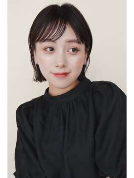 エルマノ 仙川(L mano) 〈s32〉大人ショートハイライト髪質改善キッズカット前髪30代40