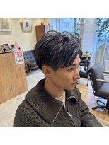 アルマヘアー(Alma hair by murasaki)&nbsp;◎メンズのホワイトメッシュカラー◎