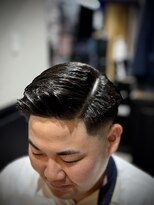 プラウド(PROUD) サイドパート スキンフェードフェード 七三分けビジネスヘア