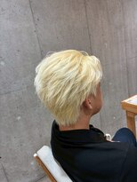 エヌアンドエー 草加店(N&A)&nbsp;おしゃれ男子のハイトーンヘア メンズWカラーアップスタイル