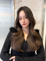 天神美容室&nbsp;ハッシュカット福岡×レイヤー×韓国巻き×髪質改善