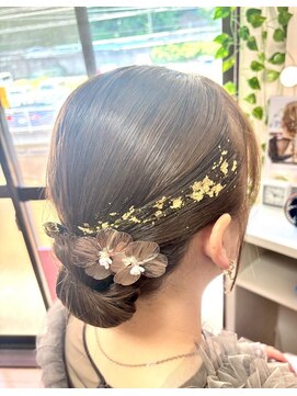 ジェミータ 横浜 艶シニヨン【横浜/ヘアセット/着付け/ヘアメイク】