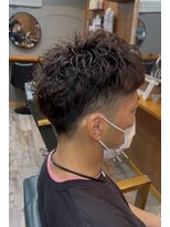 ヘアーサロン アトリエ(Hair salon ATORIE)&nbsp;ツーブロックショートメンズパーマシャドウパーマ