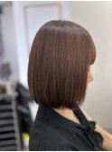 美髪縮毛矯正で叶うストレートボブ