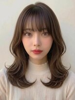 アース オーセンティック 関内店(EARTH Authentic) 20代30代髪質改善カラー透明感ミルクティーベージュ冬カラー