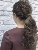 ラックスビー ウメダ 大阪梅田店(LUXBE UMEDA) 華やかパーティーヘアセット【LUNTY OSAKA】