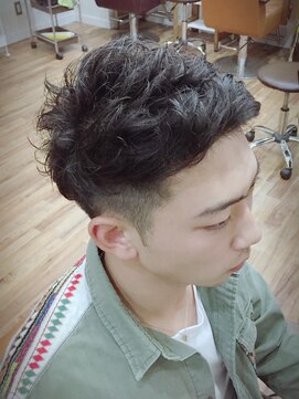 ヘアスタジオ ロメオ(hair studio Romeo) ツーブロックショートパーマ