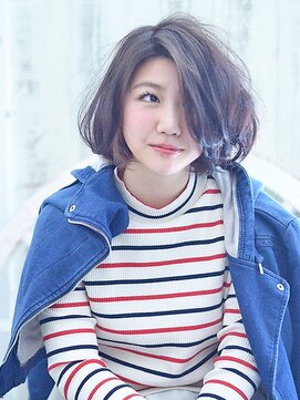 ロッソ(ROSSO) 【Rosso十日市】 レイヤーボブ×スモークカラー