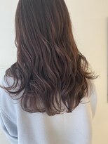 ＃ラベンダーピンク＃ゆるウェーブ