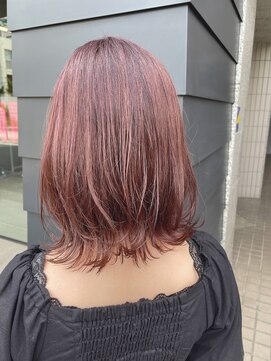 スタイル 袋町(STYLE) くびれボブ × うる艶ラベンダー