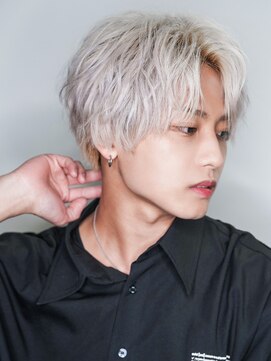 メンズヘアセンス 渋谷(MEN'S HAIR SENSE) 【SENSE渋谷】ハンサムショート×ホワイトカラー