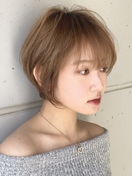 プラーチェ 橋本(Plaatje) 【簡単スタイリング☆】大人の可愛いショート ヌーディベージュ