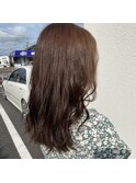 ミディアムヘア/ショコラベージュ/魅力倍増カール/ベビーバング