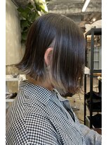 ザ デイ(THE DAY)&nbsp;グレージュのインナーカラーとボブ