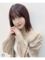 ローウェ 大阪堺東(Louwe)&nbsp;髪質改善/ミディアムボブ/白髪染め/韓国/レイヤー/堺東/ブリーチ