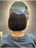 【次世代縮毛矯正】×ボブ