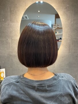 ロエ 平尾山荘(loe) 【次世代縮毛矯正】×ボブ