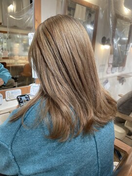 グロスシーループユナイテッド(GROSS C-LOOP UNITED) ダブルカラーミルクティーベージュケアブリーチブロンド