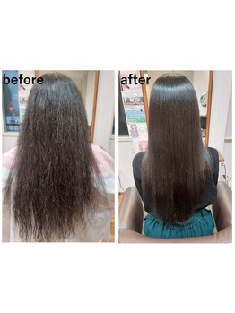 《縮毛矯正\10000~》クセや広がりも憧れの自然なストレートに♪低価格×高品質でお得にキレイになれる☆