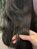 ナインスフロア(9NINTH FLOOR)&nbsp;暗めオリーブグレージュ/艶髪カーキアッシュ/マットミントカラー