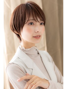 カバーヘアアンドスパ ブリス 浦和(COVER HAIR&SPA bliss) 小顔斜めバングステップボーンカット美髪マッシュショートY浦和