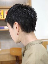 サンアタゴノット(san.atagonot)&nbsp;もみあげと襟足残しのメンズベリーショート