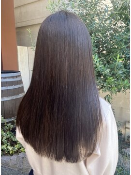 ココカラヘアー プラス(cococara‐hair plus) アッシュブラック/ストレート/透明感カラー☆