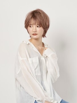 レム 登戸(REM) ショート×ピンクベージュ