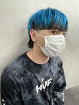 ガルテ(GARTE)&nbsp;アンブレラカラー/マッシュウルフ/デザインカラー/水色カラー