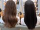 ラノバイヘアー(Lano by HAIR)の写真/今までにない美髪特化の酸性ストレート!癖/うねり/広がり/ごわつきも乾かすだけで潤いあるシルキーな髪質に