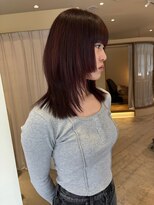 イーズ(ease.)&nbsp;ボルドー/ハッシュカット/姫カット