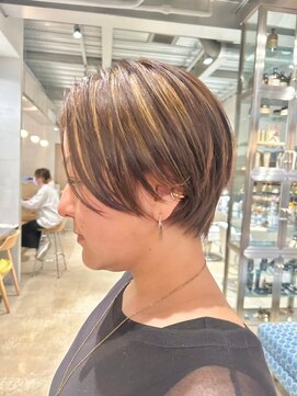 オーガニック リブ 川越(organic+live) 脱白髪染めハイライトカラー30代40代50代