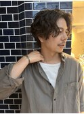 メンズミディアムパーマ