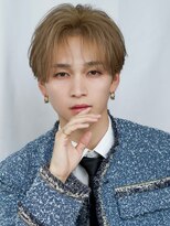 オーシャントーキョー 渋谷(OCEAN TOKYO) ミルクティーベージュフェザーパーマフェザーショート刈り上げ