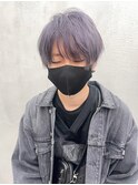 【GEEKS渋谷】ハイトーン/紫/ショートアレンジ/イメチェン/小顔
