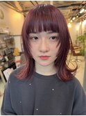 暖色ウルフ